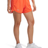 Shorts Under Armour fly-by naranjo para mujer