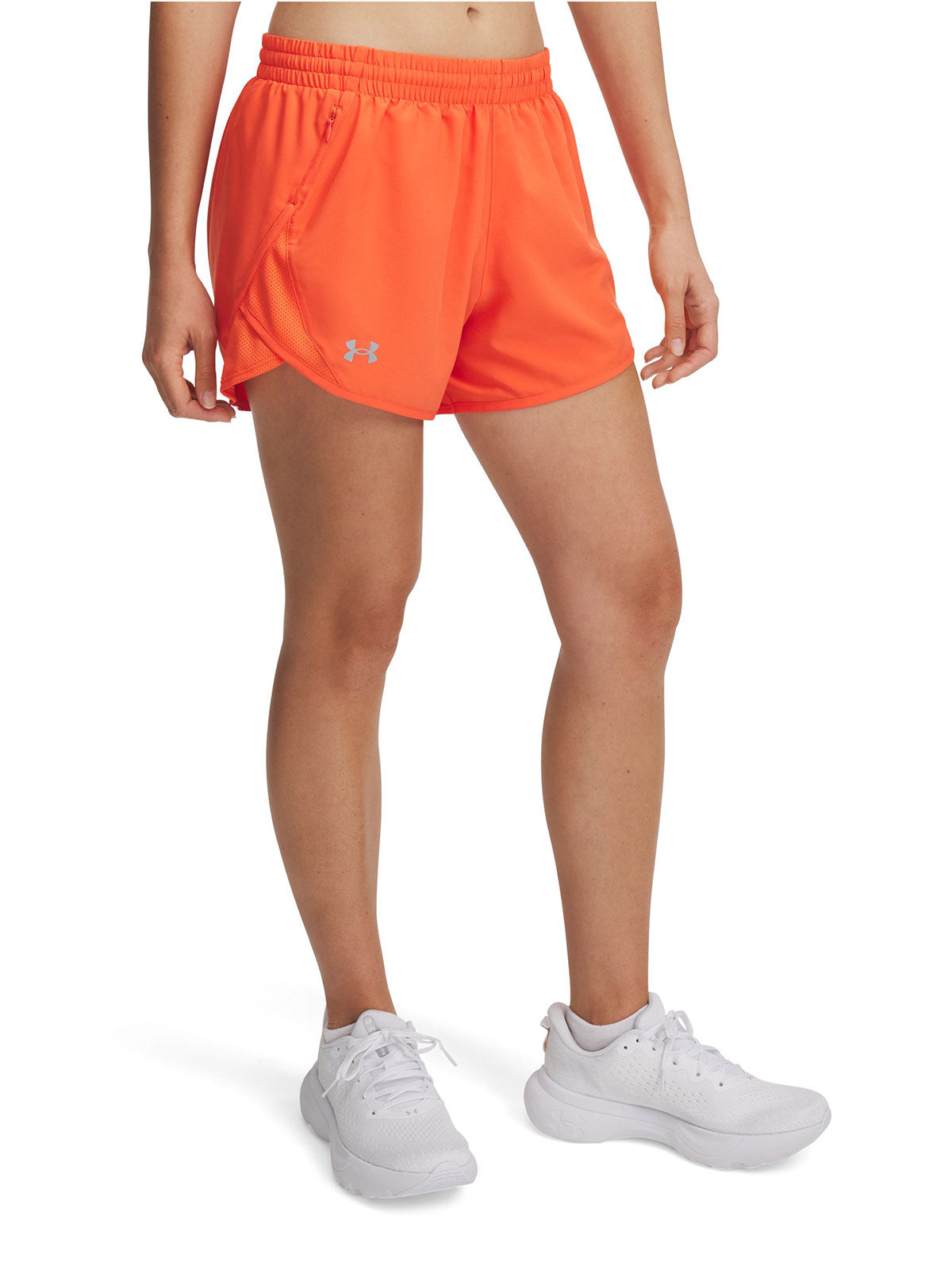Shorts Under Armour fly-by naranjo para mujer