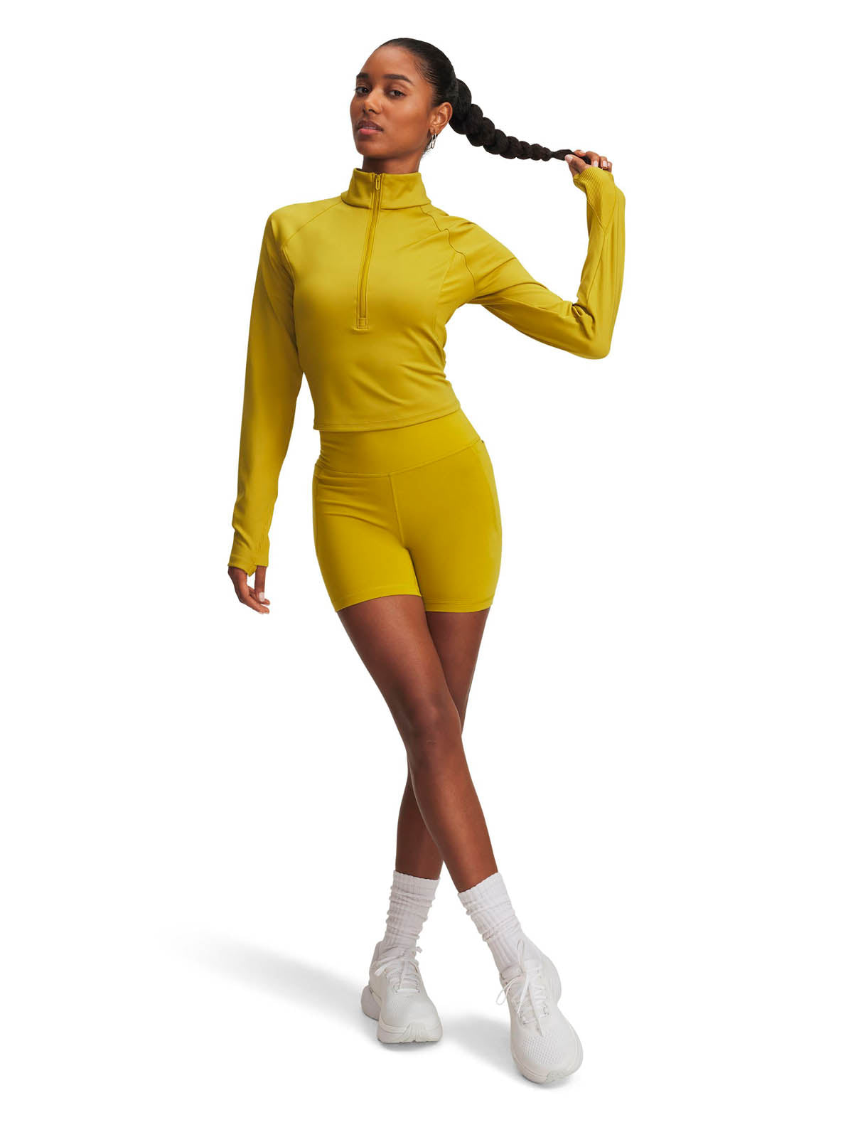 Calza de Entrenamiento para Mujer Meridian Middy Verde Under Armour