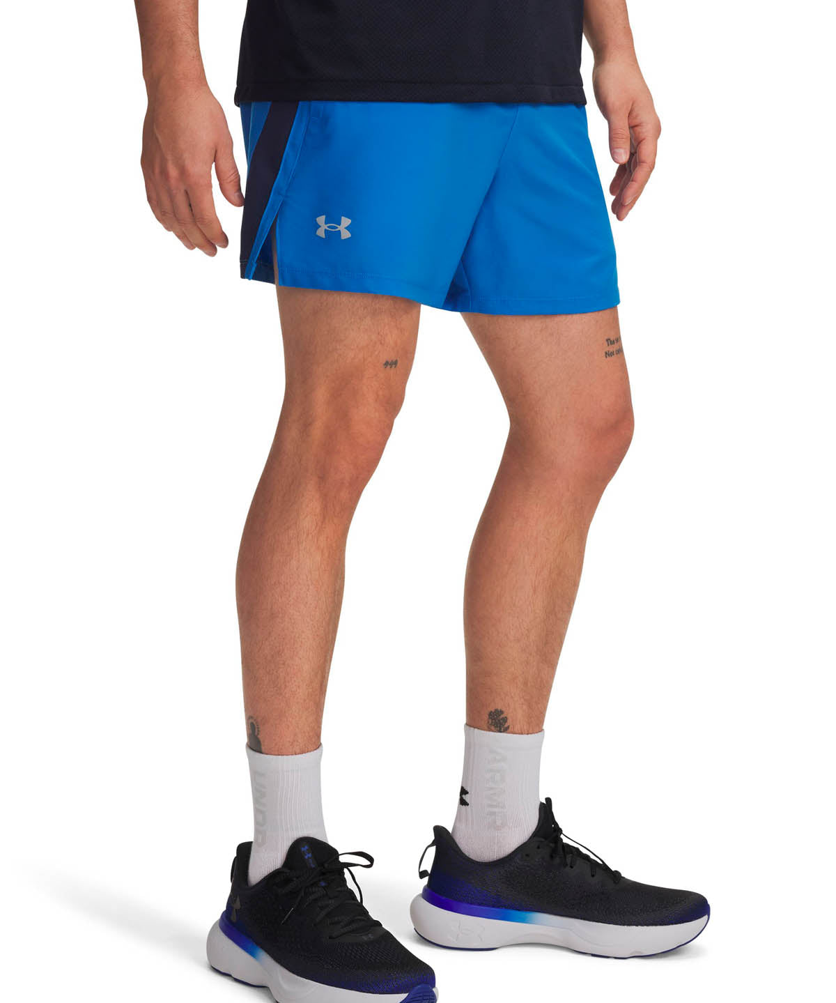 Short Running para Hombre Launch 5" Azul Under Armour.