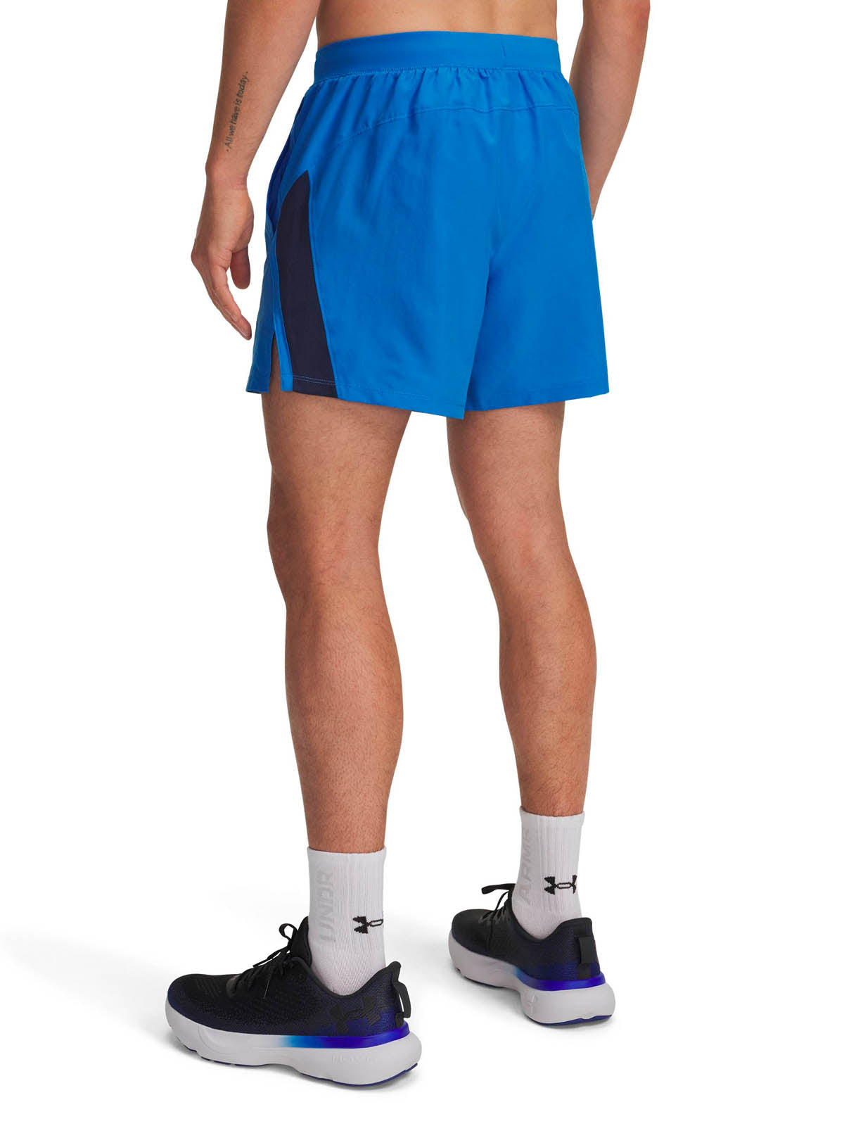 Short Running para Hombre Launch 5" Azul Under Armour.