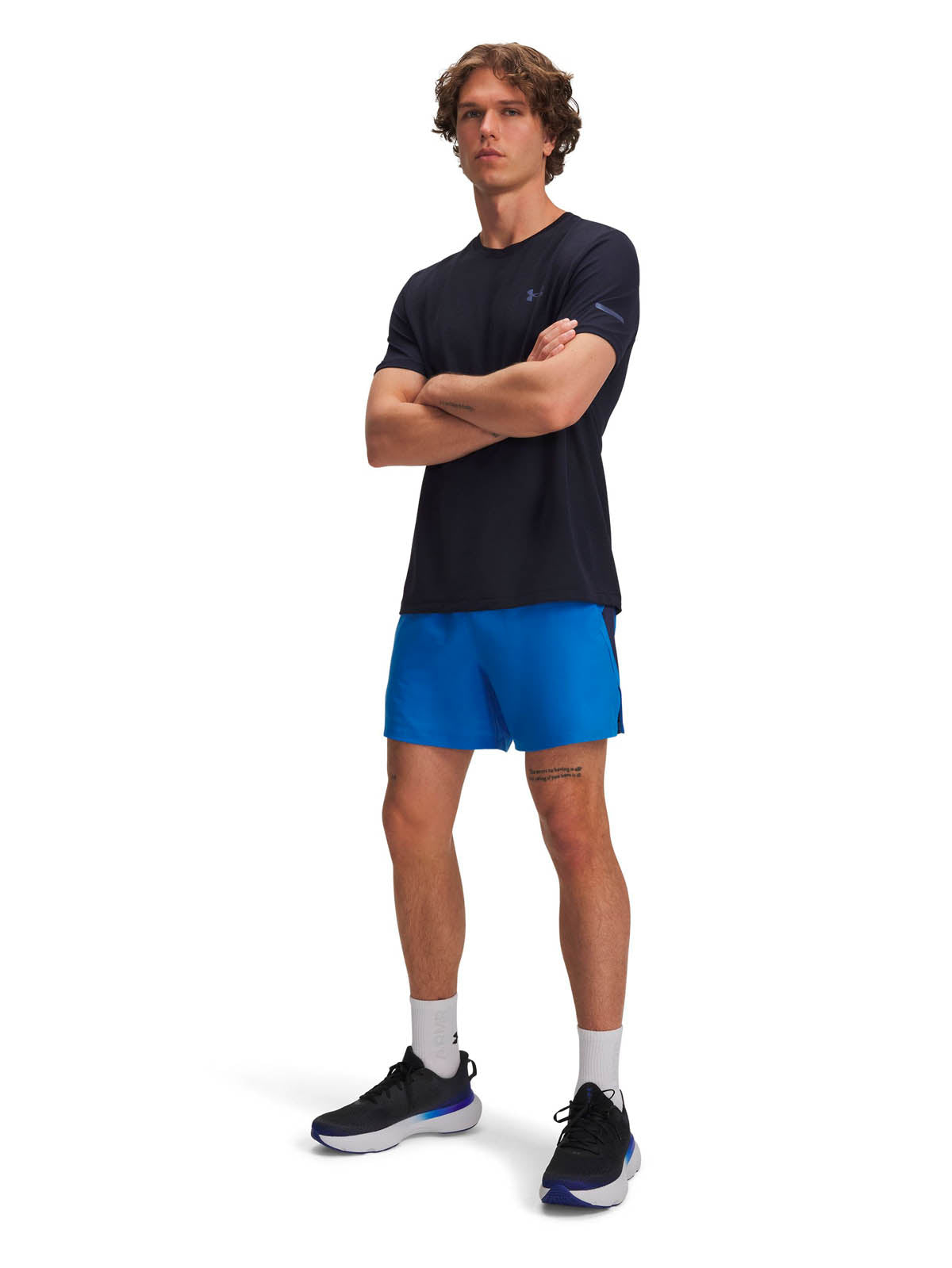 Short Running para Hombre Launch 5" Azul Under Armour.