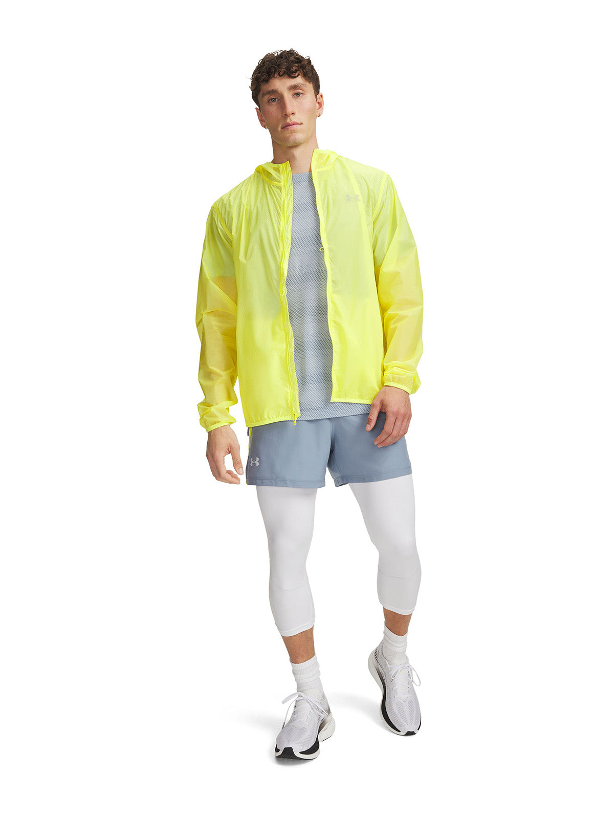 Short UA Launch 5" azul para hombre