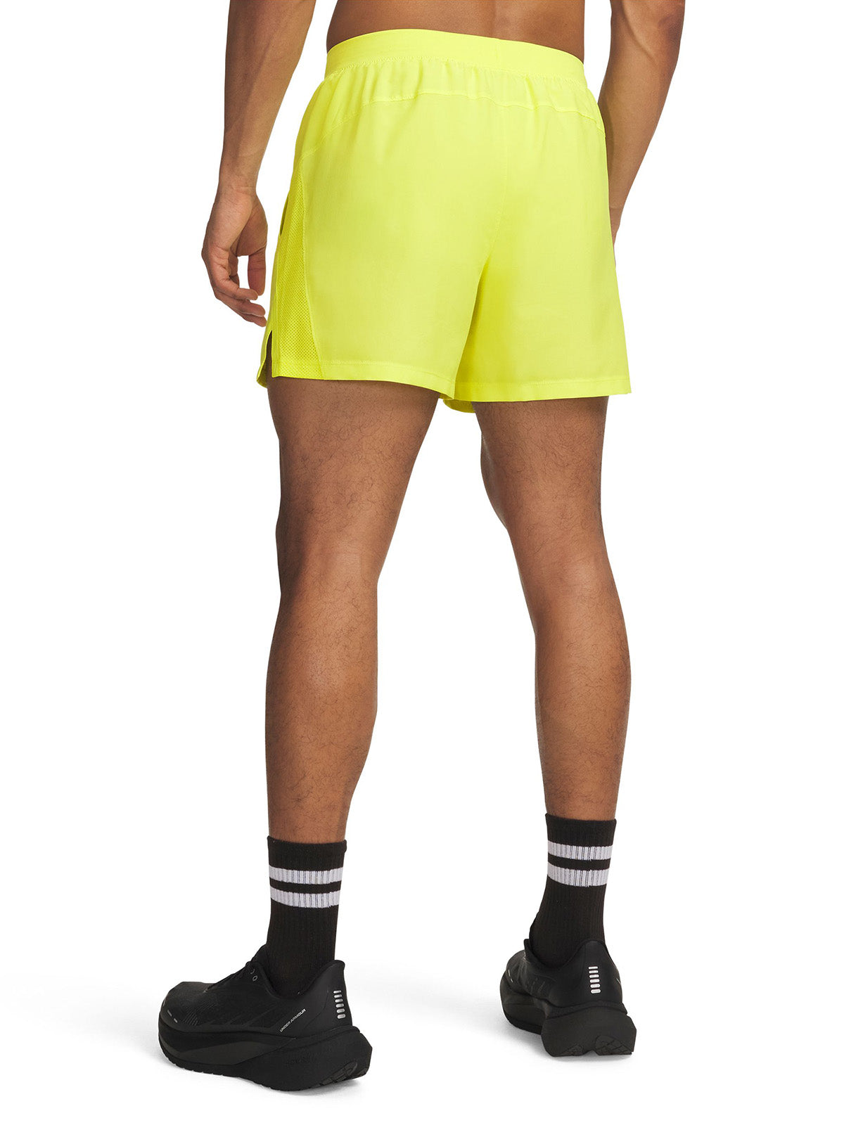 Short UA Launch 5" amarillo para hombre