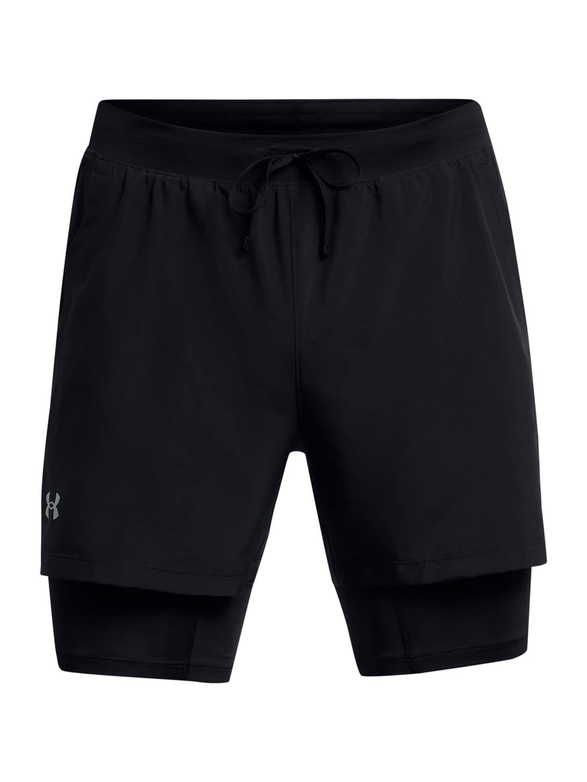Shorts UA Launch 2 en 1 de 5" para hombre