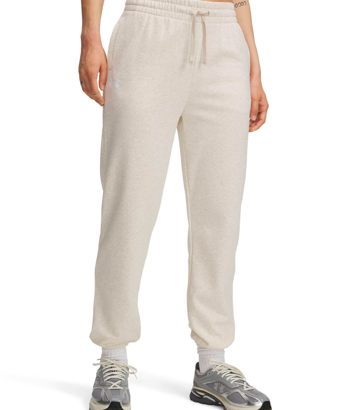 Buzo Lifestyle para mujer Rival Terry café Under Armour