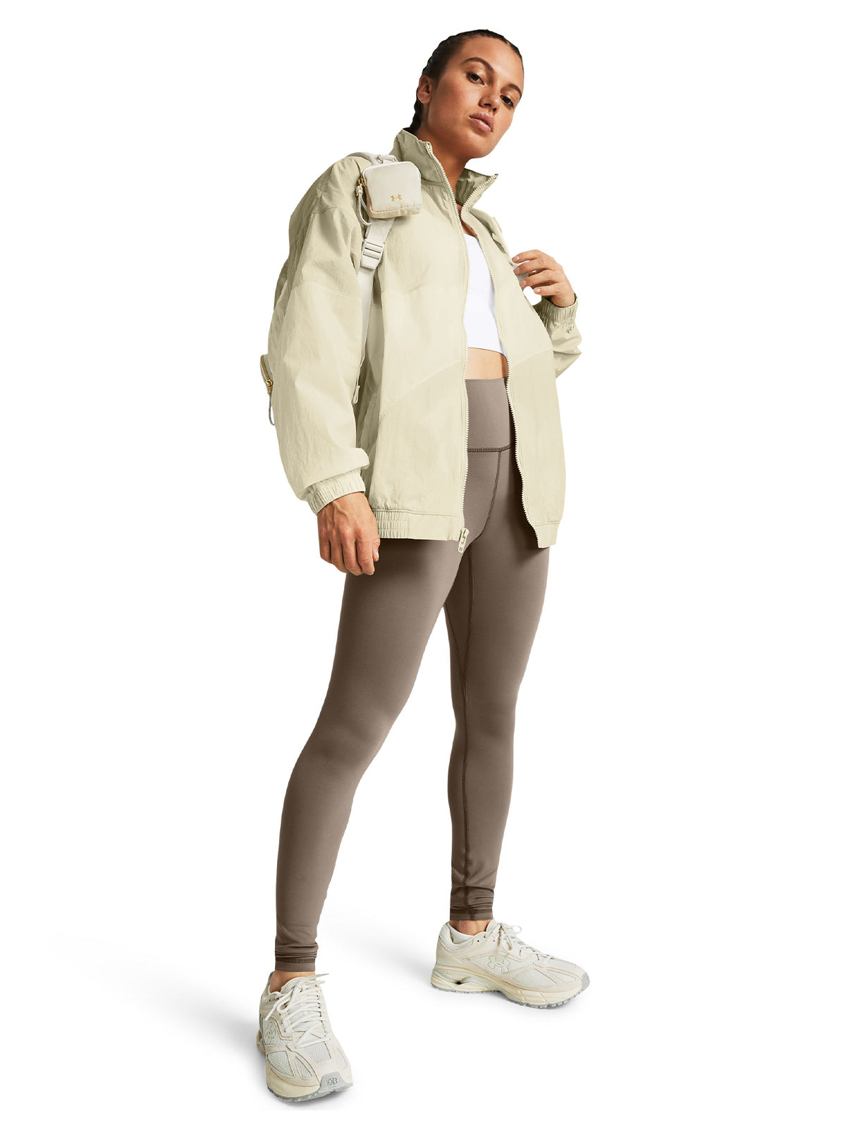 Chaqueta arrugada UA Legacy para mujer