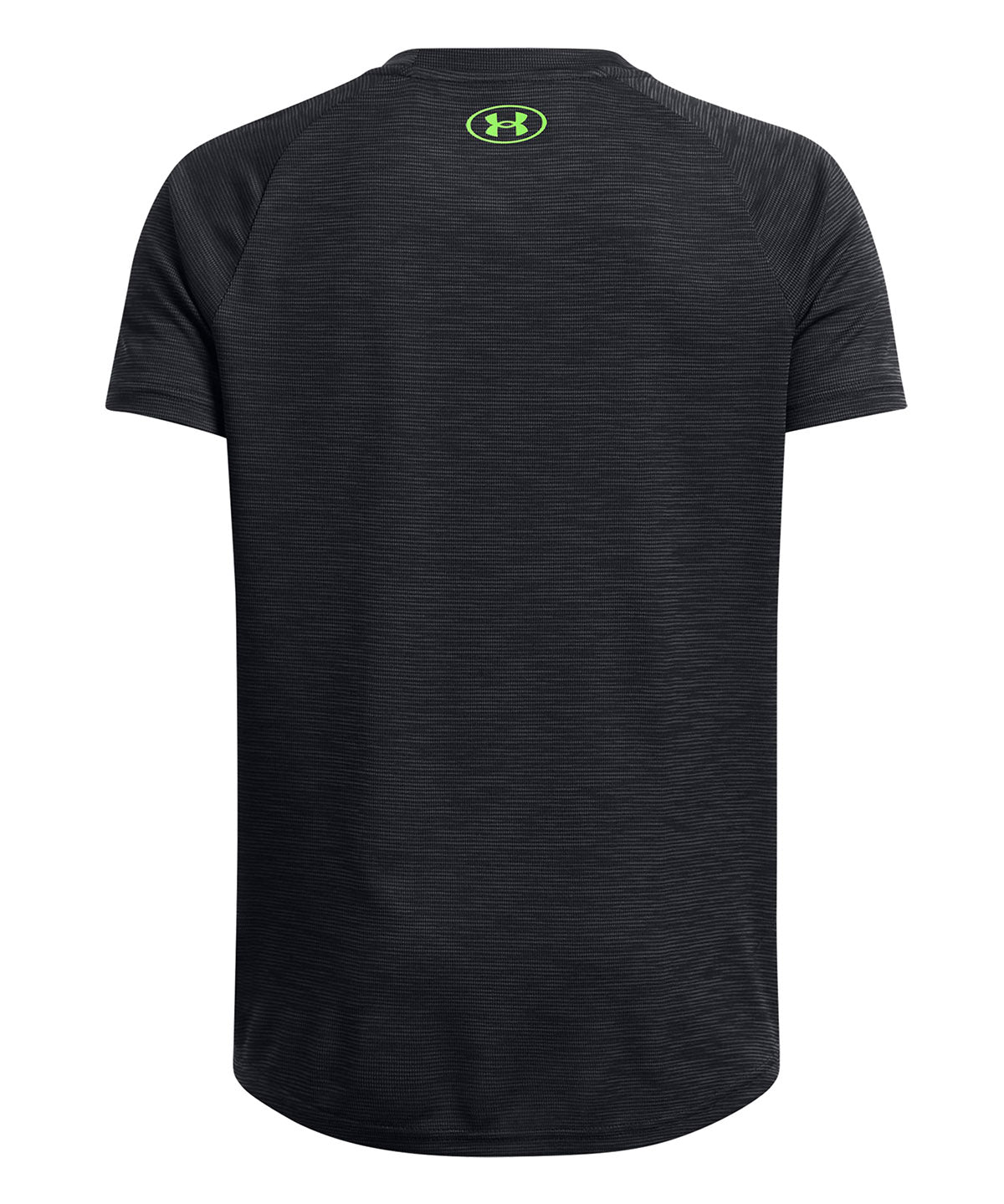 Polera manga corta Under Armour tech negro para niños