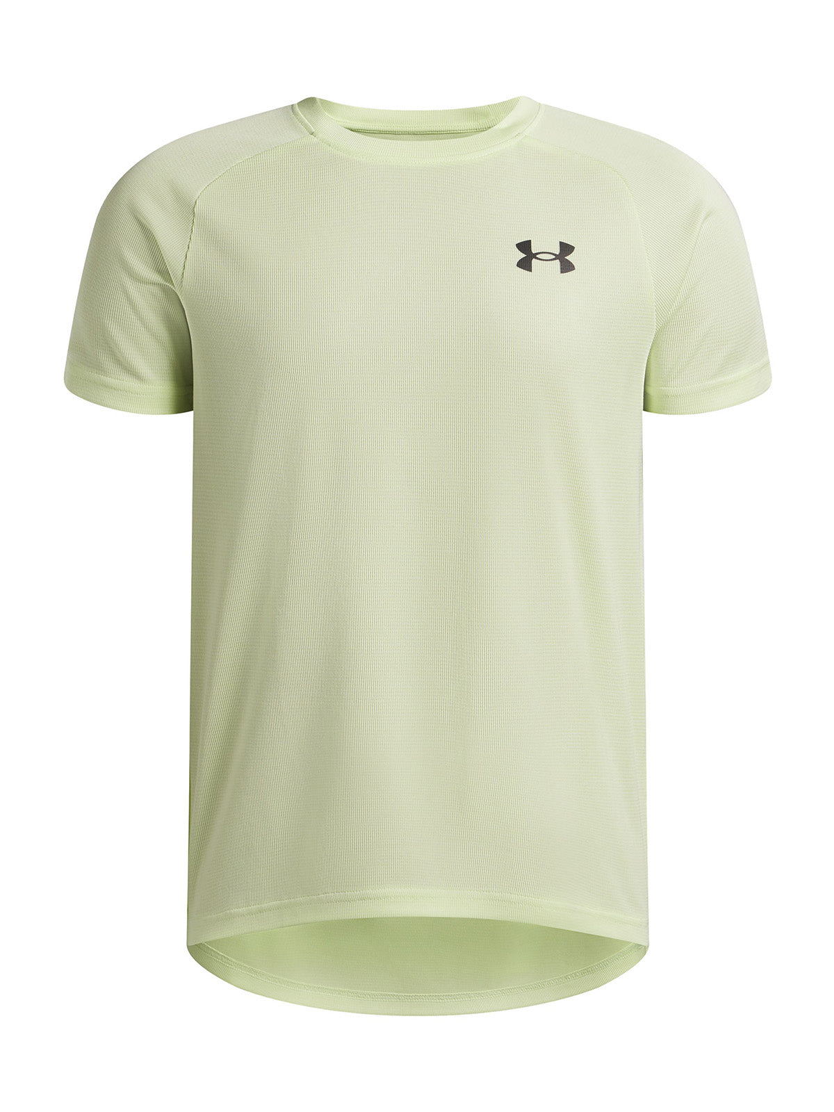 UA Tech Textured Polera Manga Corta verde para niño