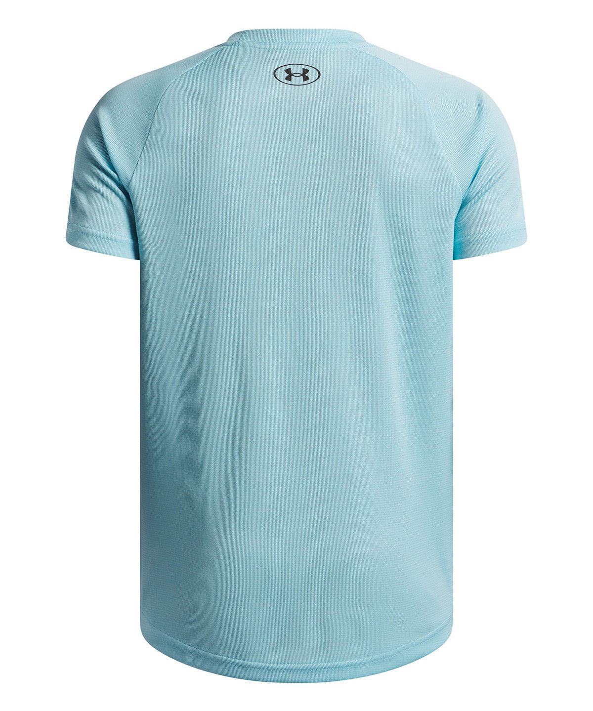 UA Tech Textured Polera Manga Corta azul para niño