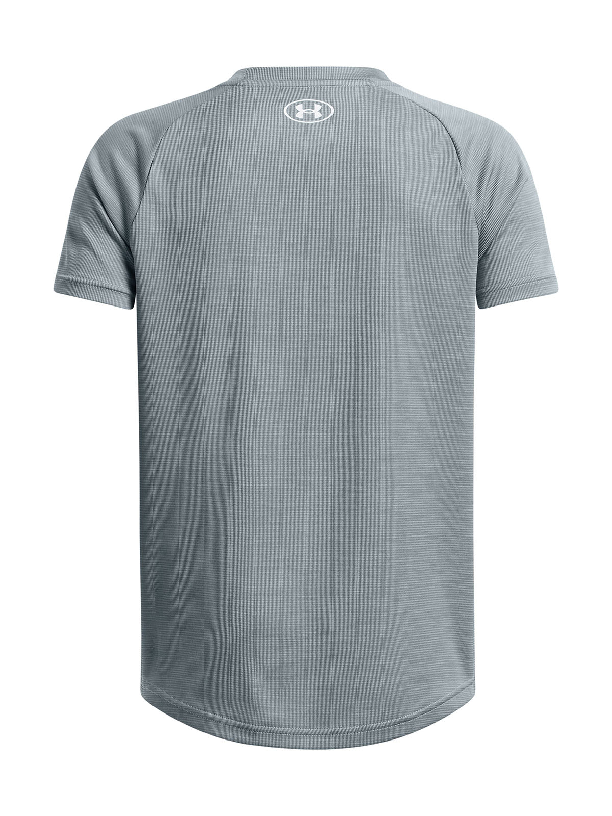 Polera manga corta Under Armour tech azul para niños