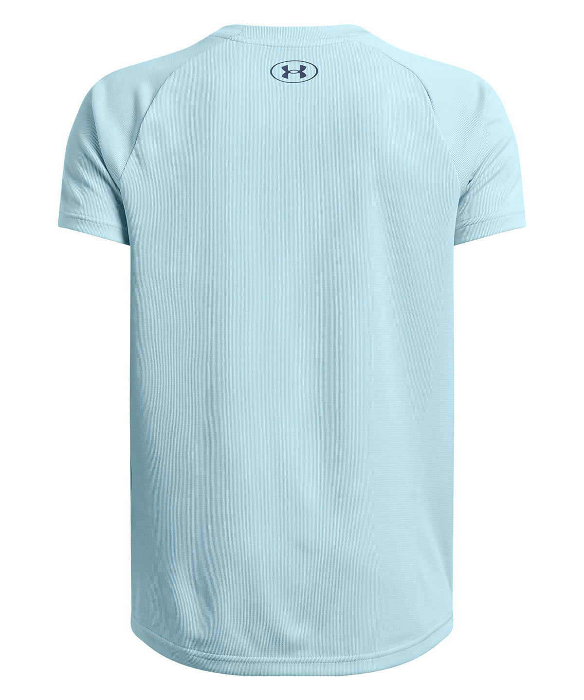 Polera manga corta Under Armour tech azul para niños