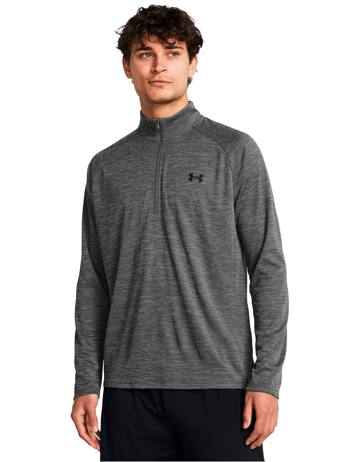 Poleron UA Tech Textured gris para hombre