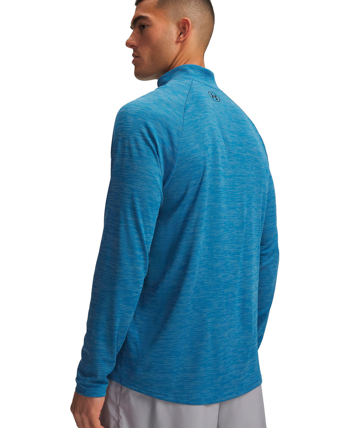 Poleron UA Tech Textured azul para hombre
