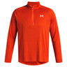 Polerón de entrenamiento para hombre Tech Textured ½ Zip naranjo Under Armour