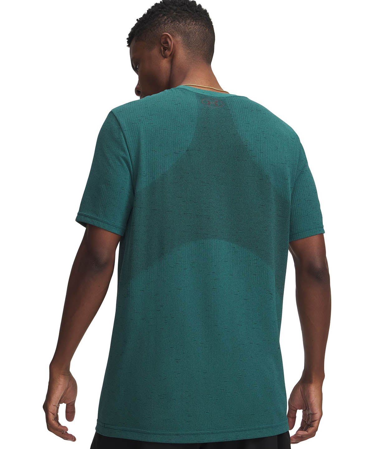 UA Vanish Seamless Polera manga corta verde para hombre