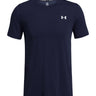 UA Vanish Seamless Polera manga corta azul para hombre