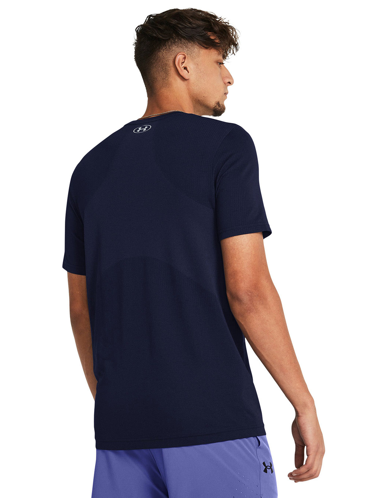 Polera manga corta Vanish Seamless Temporada 2026 Hombre Azul