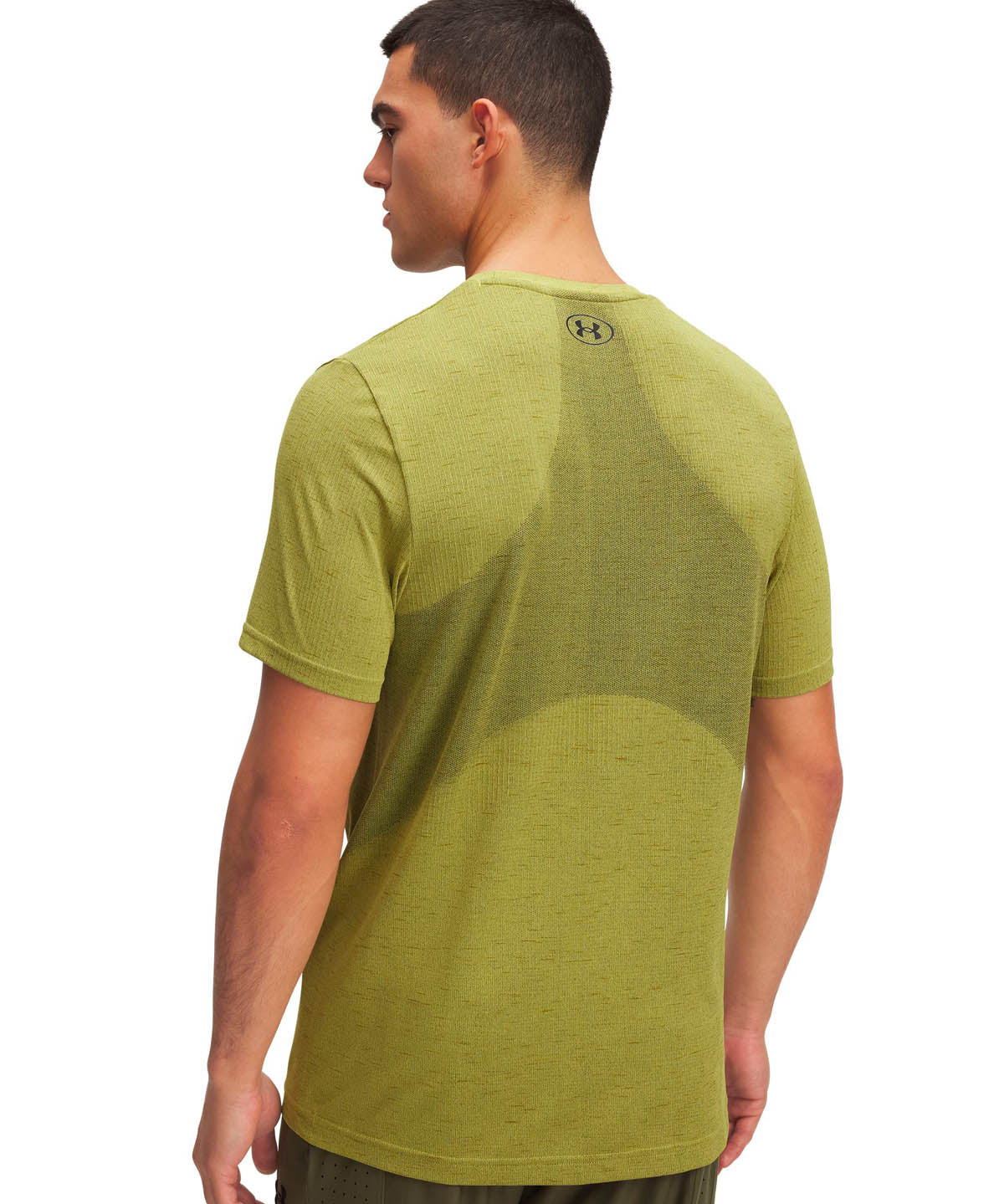 Polera manga corta de entrenamiento para hombre Vanish Seamless amarillo Under Armour