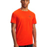 Polera manga corta de entrenamiento para hombre Vanish Seamless naranjo Under Armour