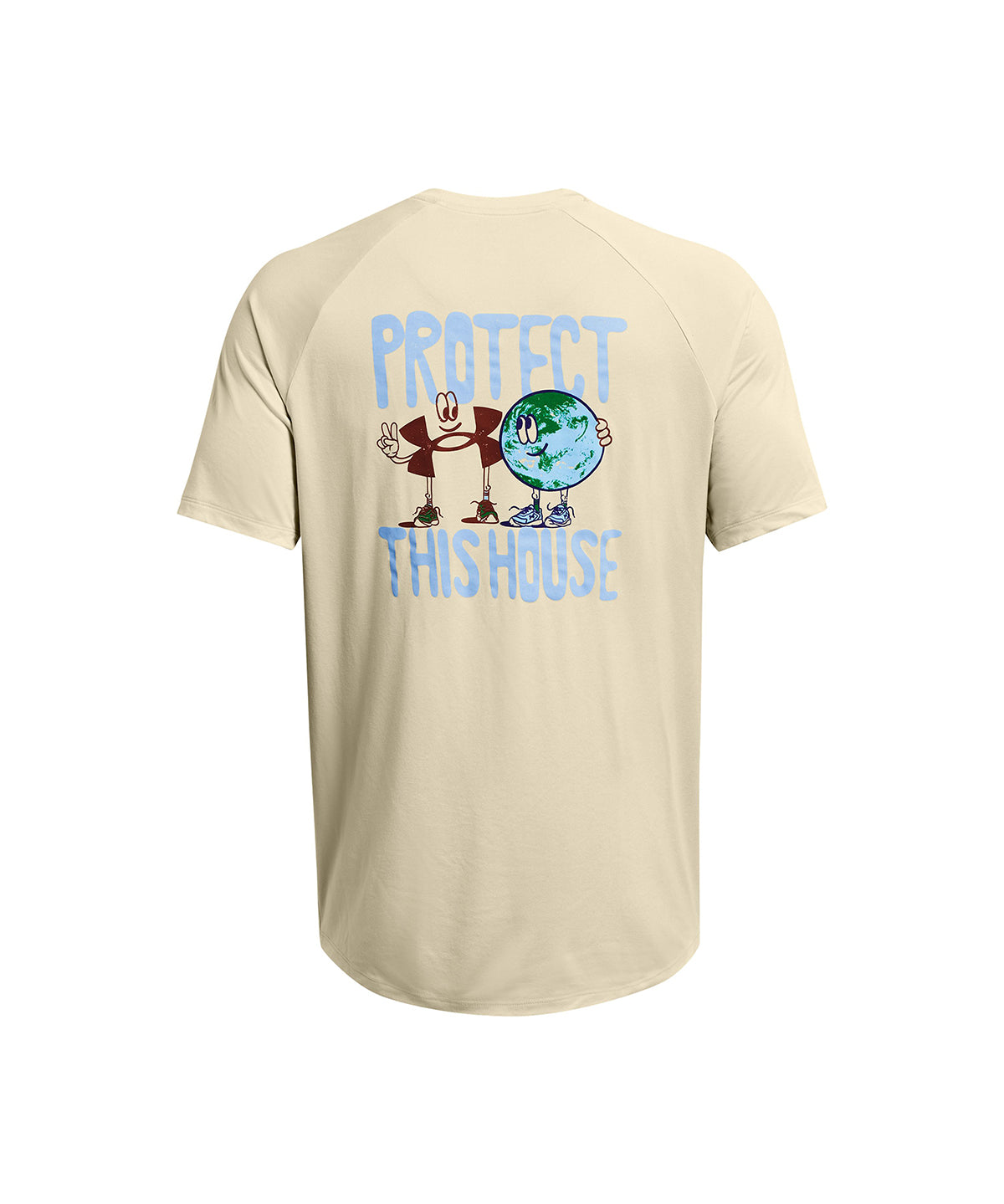 Polera manga corta UA Artist Protect Globe para hombre