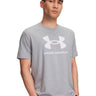 Polera manga corta Lifestyle para hombre Logo Gris Under Armour