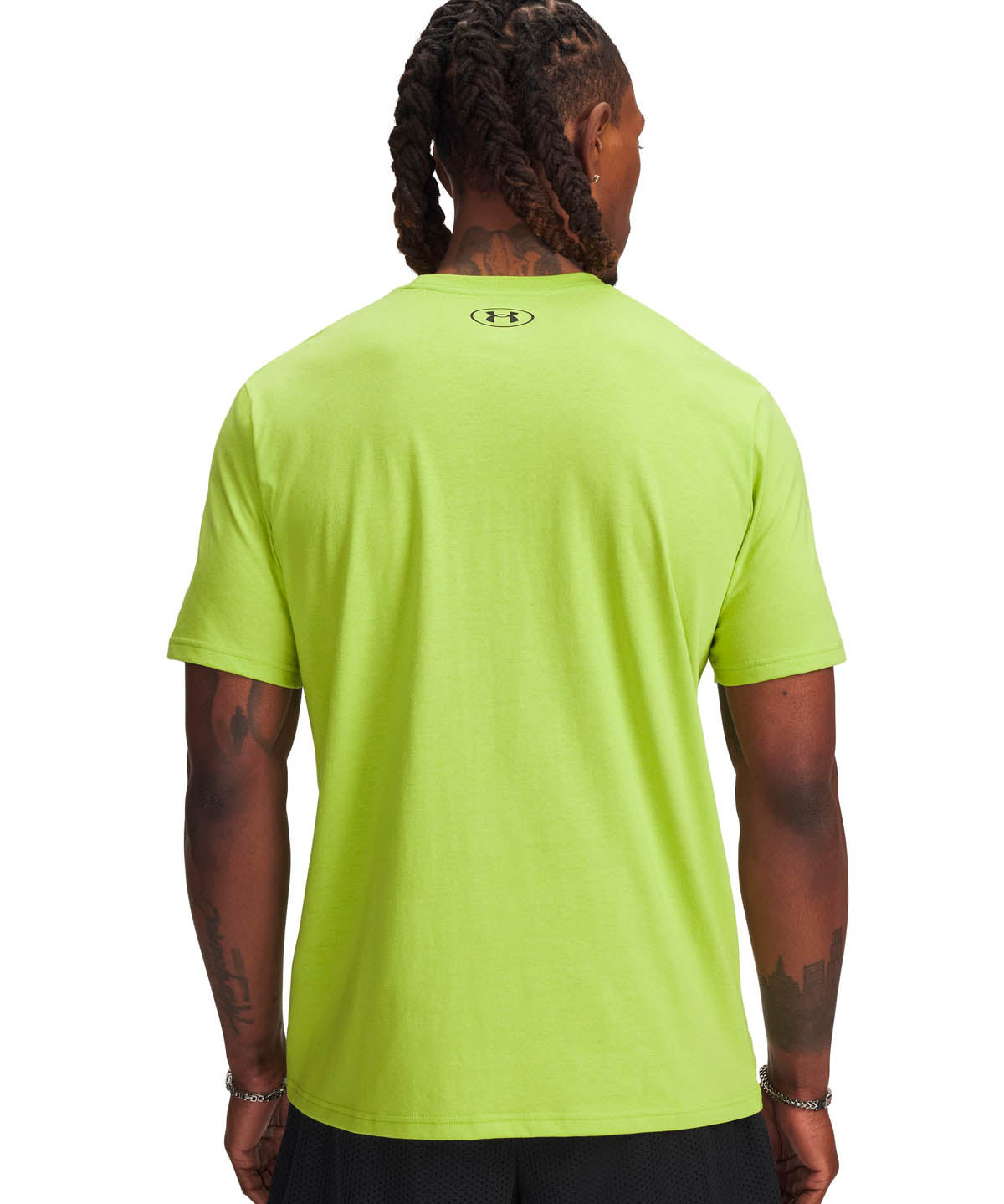Polera manga corta Lifestyle para hombre Logo Verde Under Armour