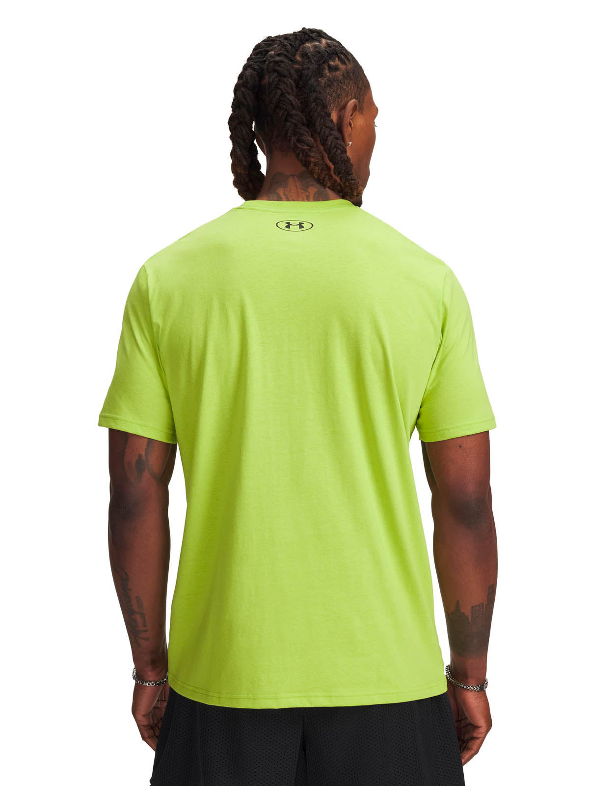 Polera manga corta Lifestyle para hombre Logo Verde Under Armour