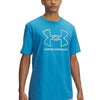Polera manga corta Under Armour foundation azul para hombre