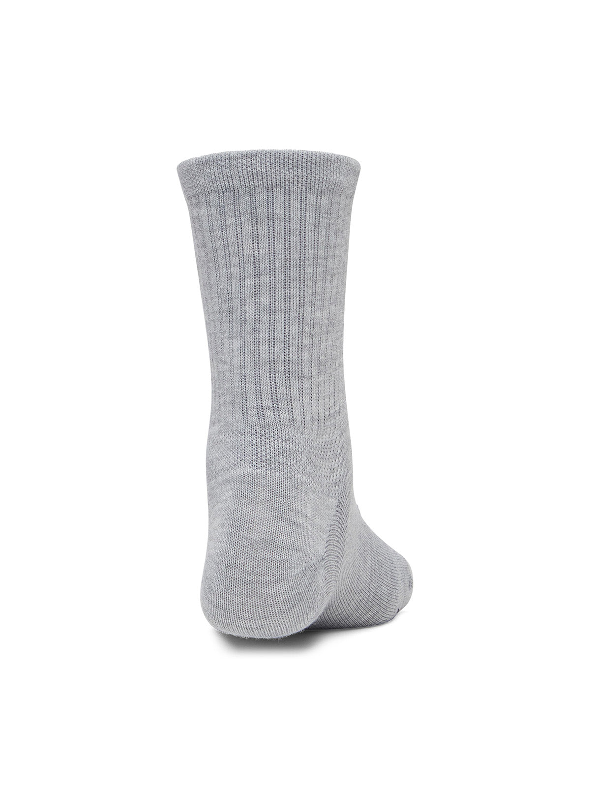 UA Essential 3-Pack Mid Crew Calcetín gris para mujer