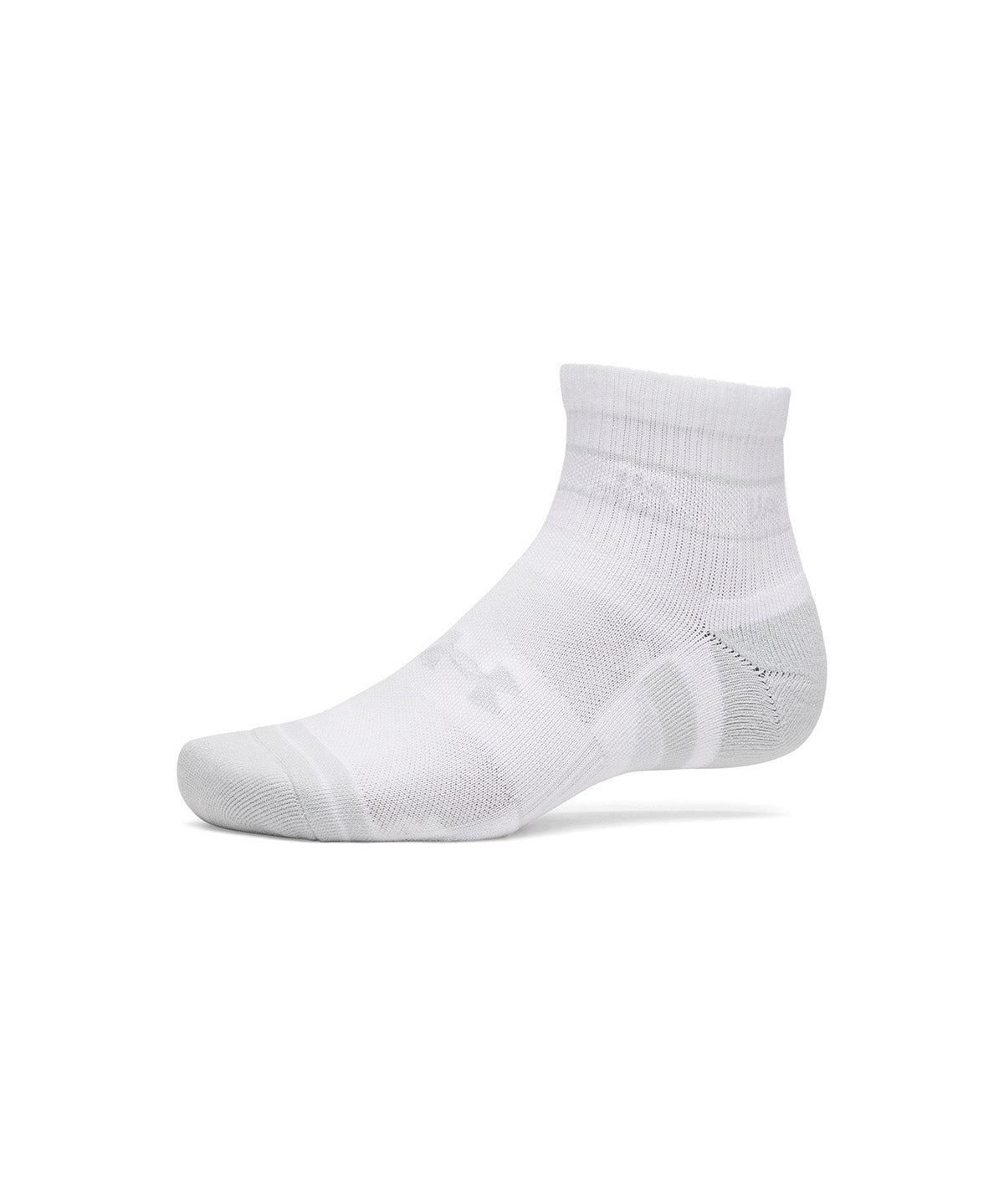 Calcetines de entrenamiento Unisex Performance Tech 3-Pack quarter blanco Under Armour