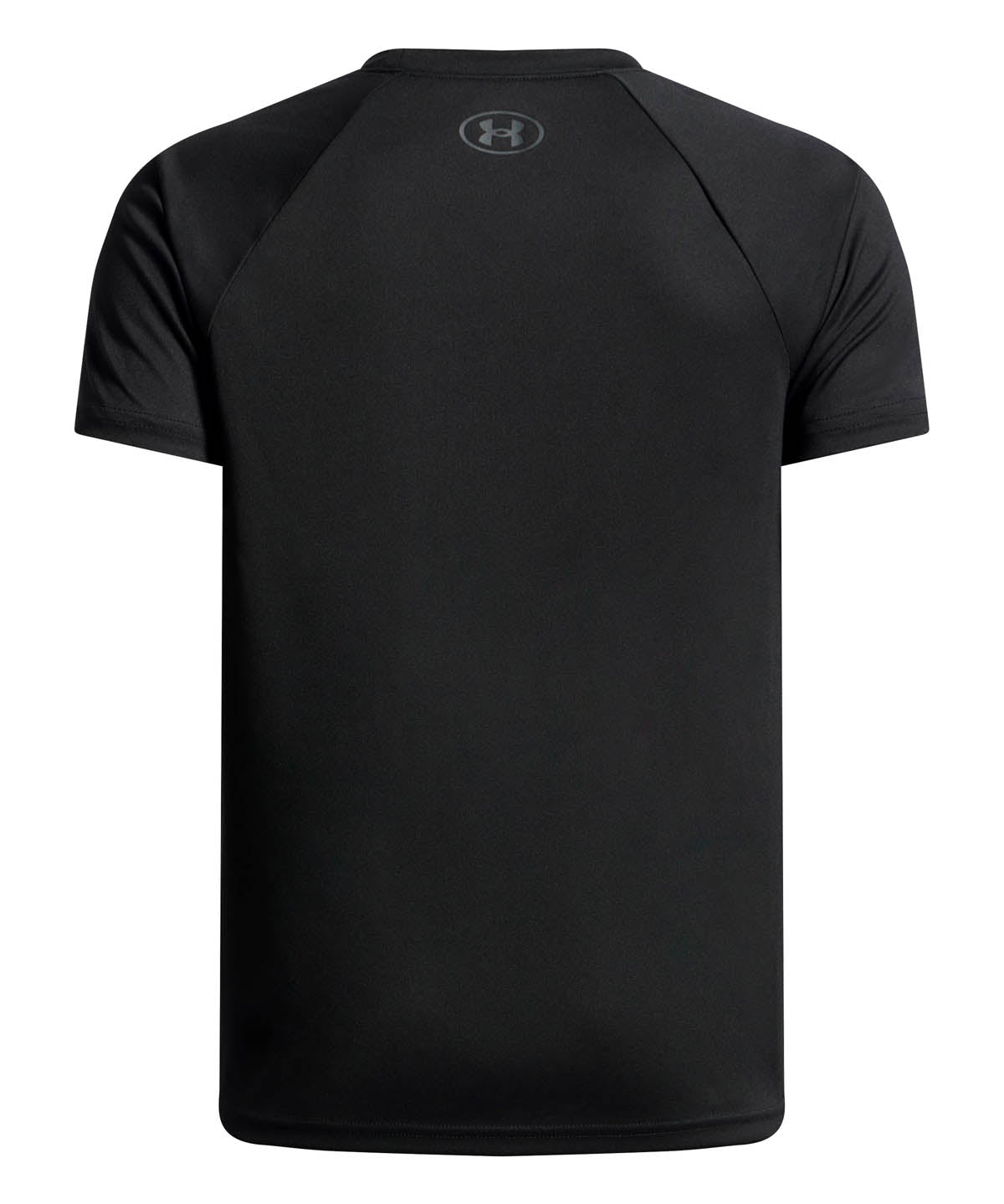 Polera manga corta de entrenamiento para niño Tech Split Wordmark negro Under Armour