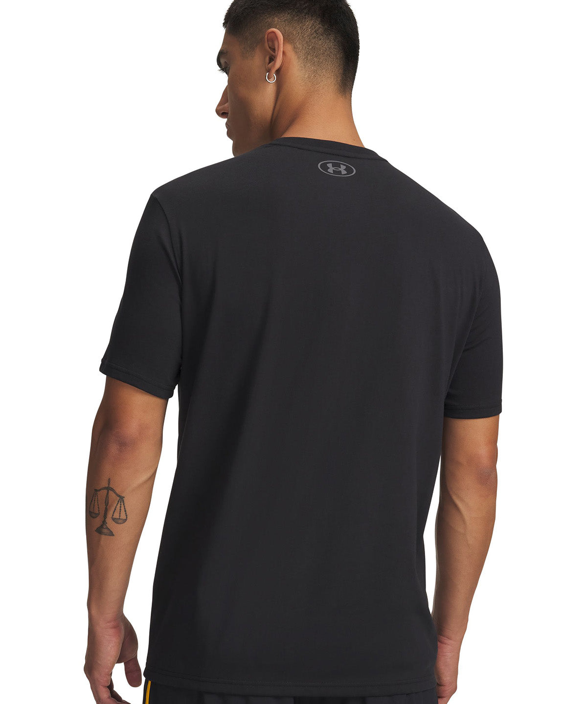 UA Project Rock Payoff Graphic Polera manga corta negro para hombre