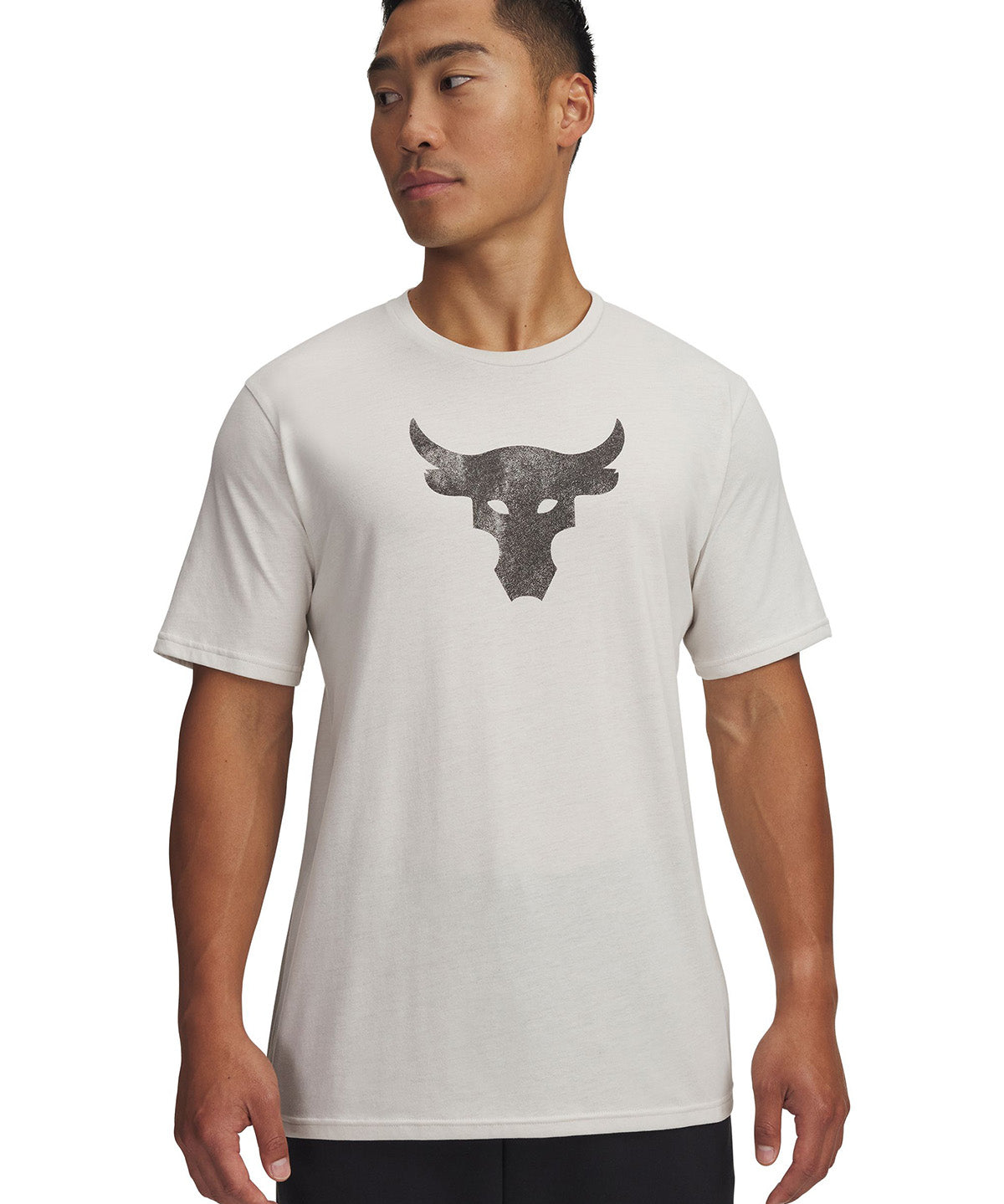 UA Project Rock Payoff Graphic Polera manga corta blanca para hombre