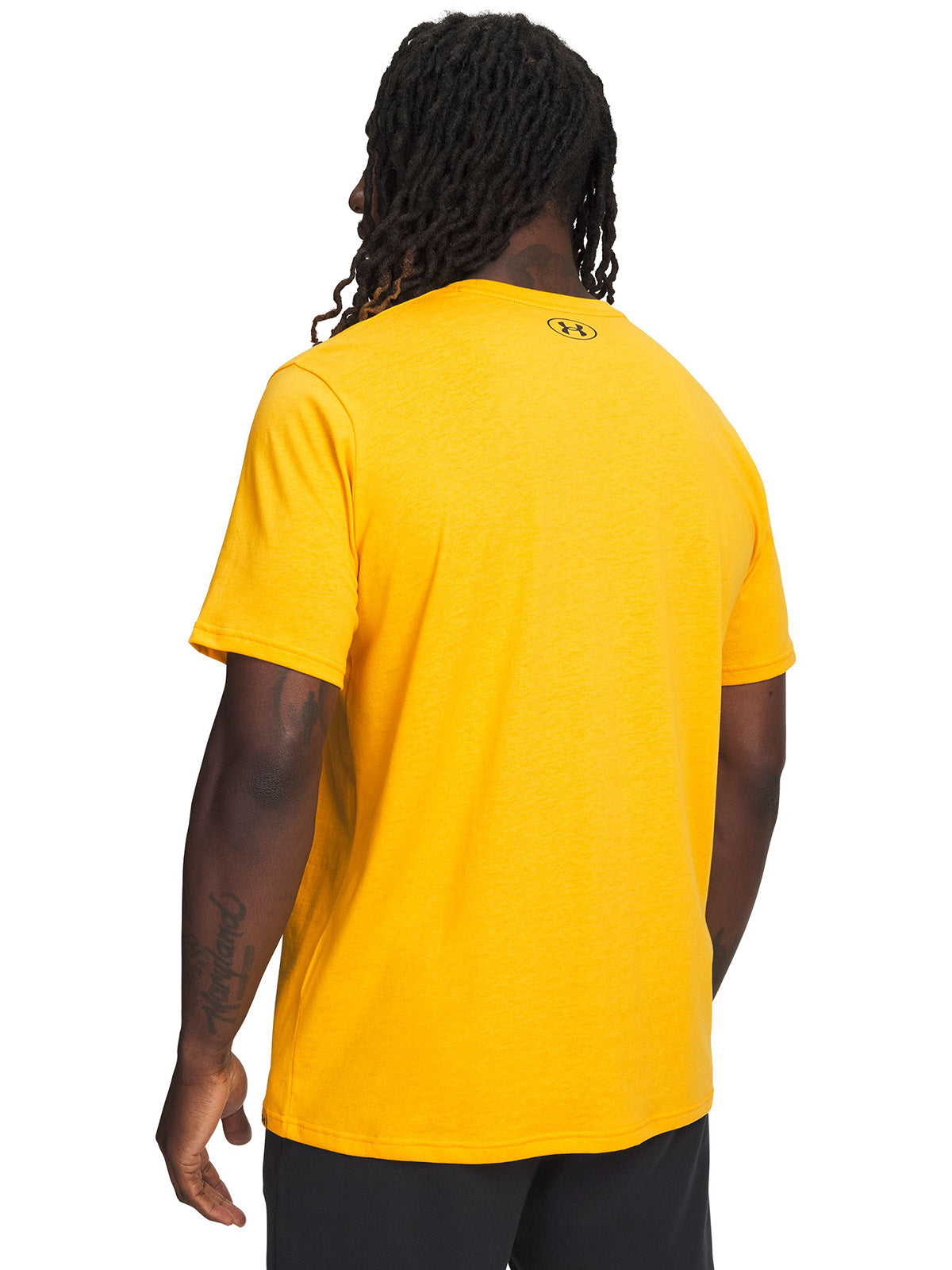 UA Project Rock Payoff Graphic Polera manga corta amarillo para hombre