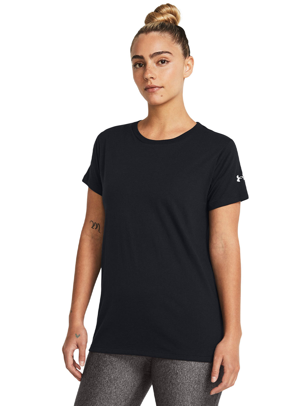 Polera manga corta UA Athletics para mujer