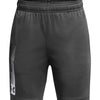 Short de entrenamiento para niño Tech Wordmark gris Under Armour