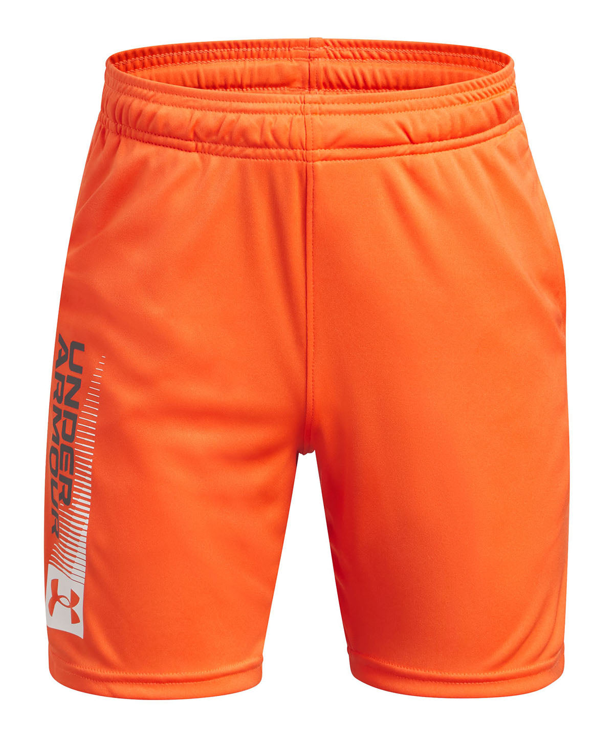 Shorts UA Tech Wordmark naranjo para niño