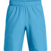Shorts Under Armour tech woven wordmark azul para niños