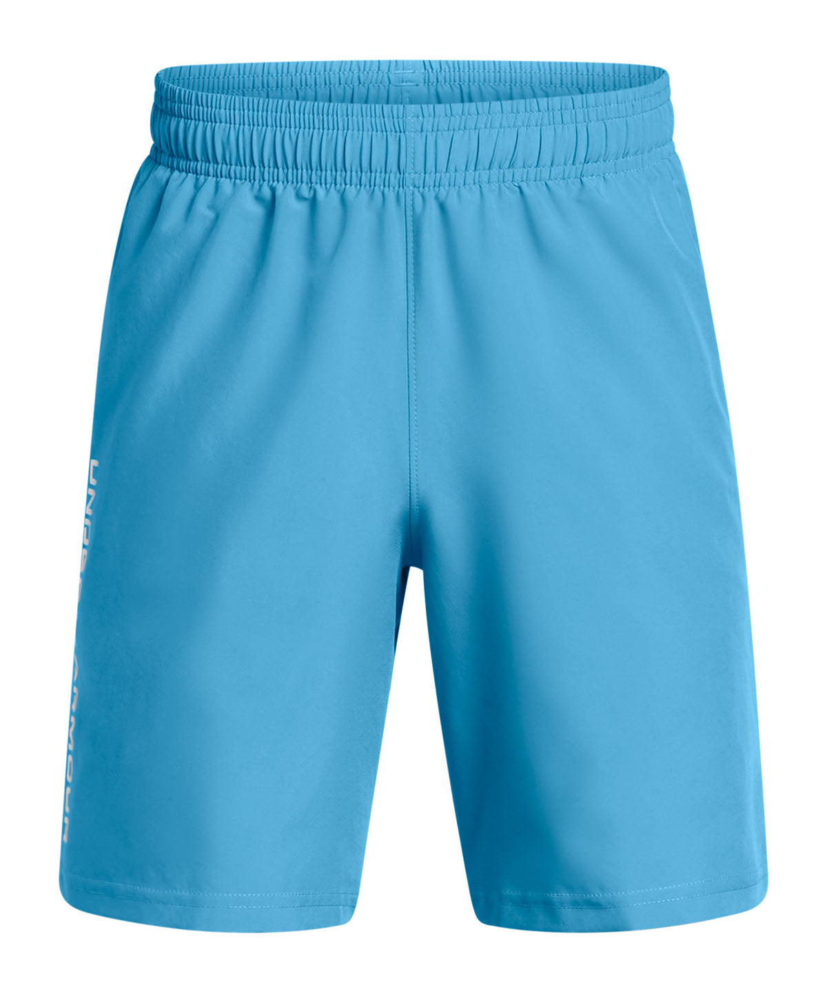 Shorts Under Armour tech woven wordmark azul para niños
