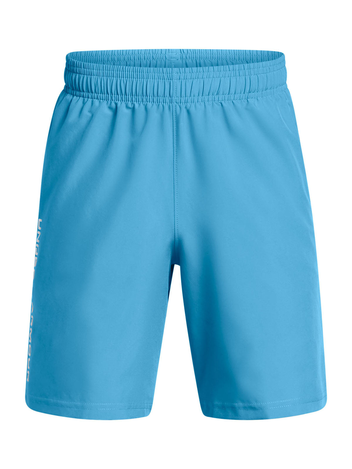 Shorts Under Armour tech woven wordmark azul para niños