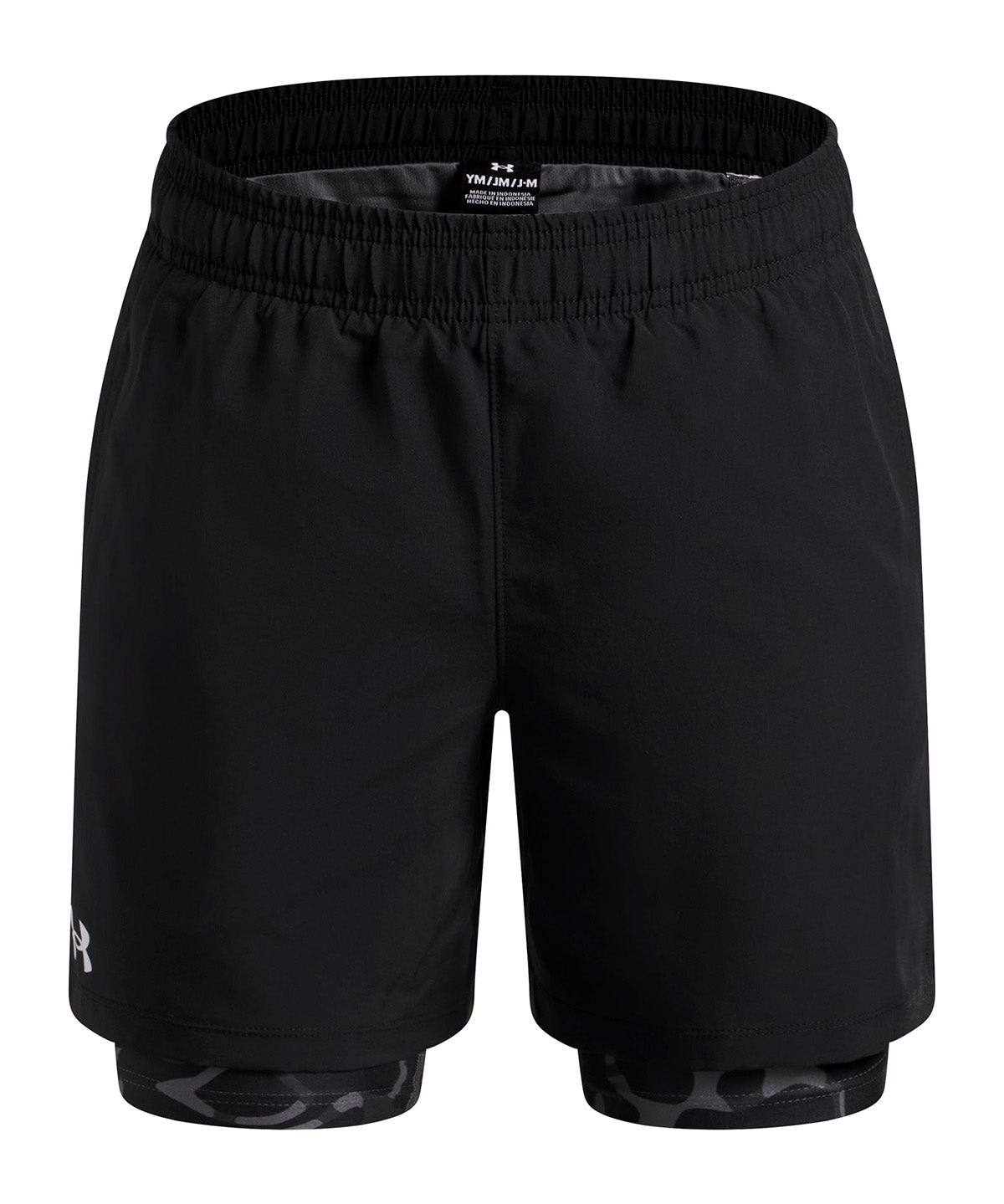 UA Tech Woven 2 en 1 negro para niño