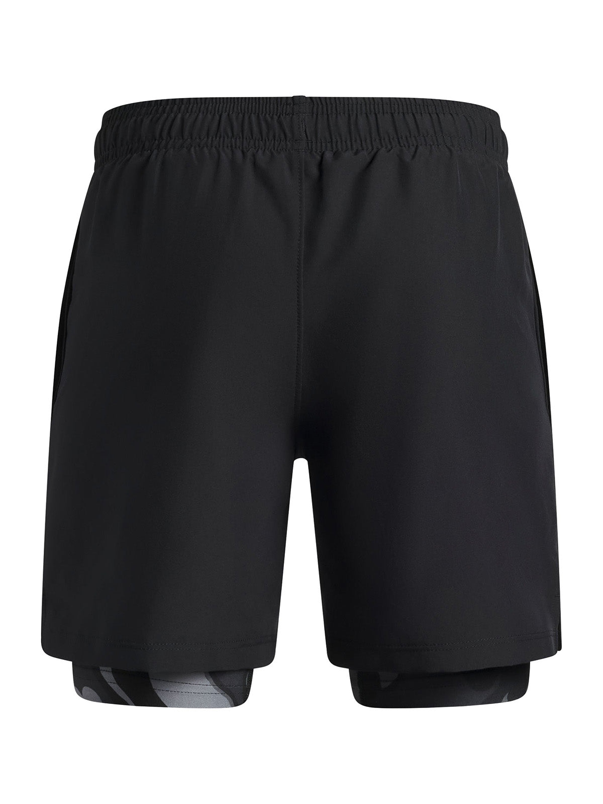 Short UA Tech Woven 2 en 1 negro para niño