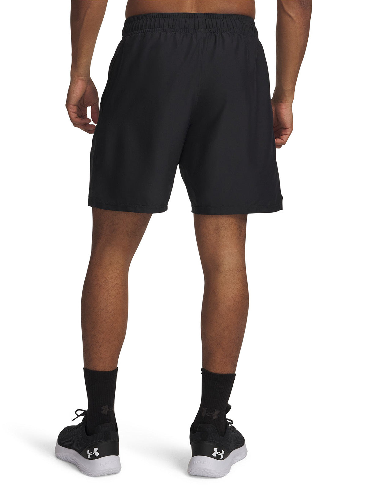 UA Tech Woven Wordmark Short negro para hombre