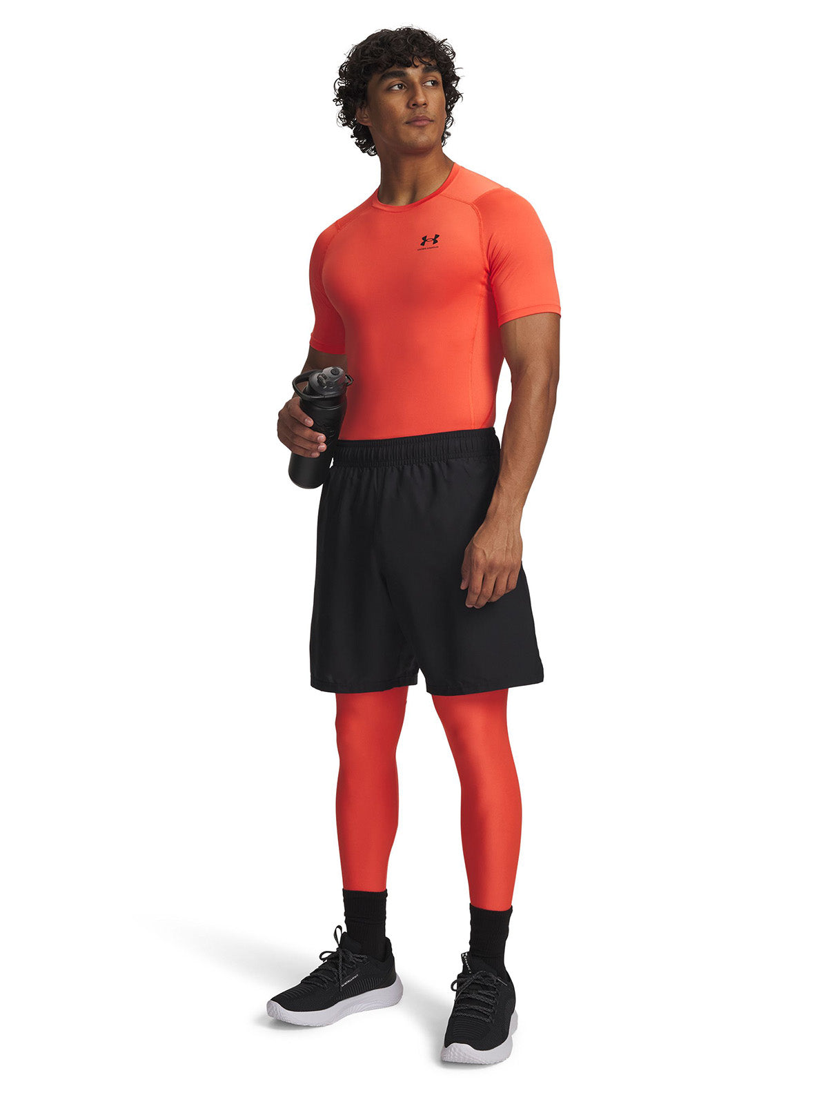 UA Tech Woven Wordmark Short negro para hombre