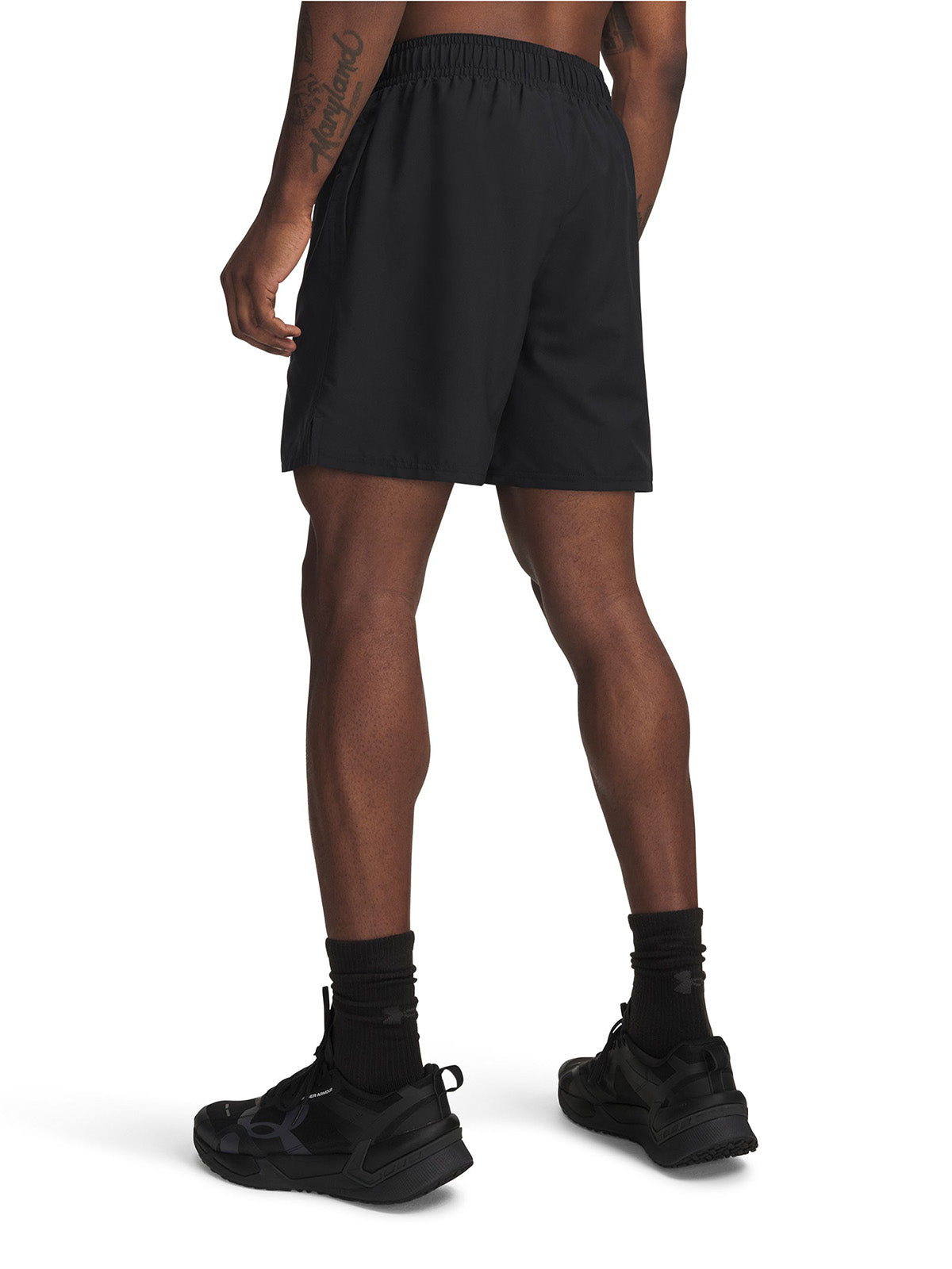 Short UA Tech Woven Wordmark negro para hombre
