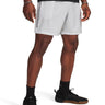 Short de entrenamiento para para hombre Tech Woven Wordmark Gris Under Armour