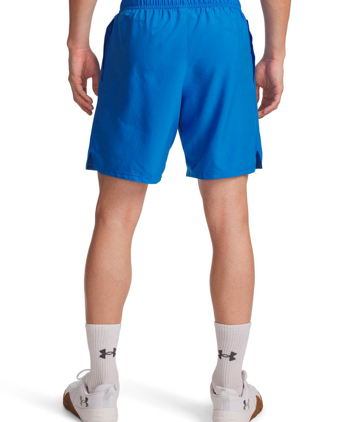 Short de entrenamiento para para hombre Tech Woven Wordmark Azul Under Armour