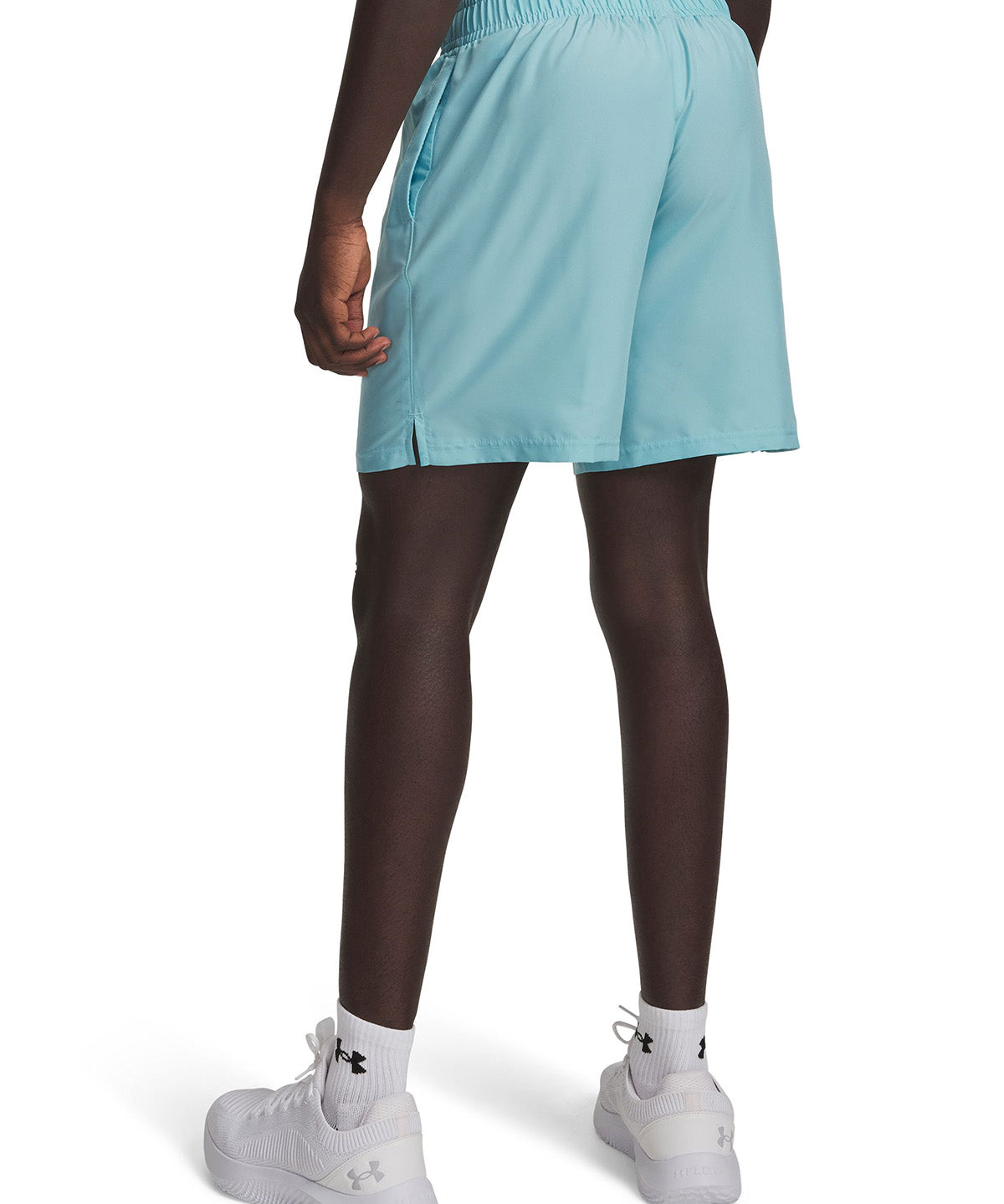 UA Tech Woven Wordmark Short azul para hombre