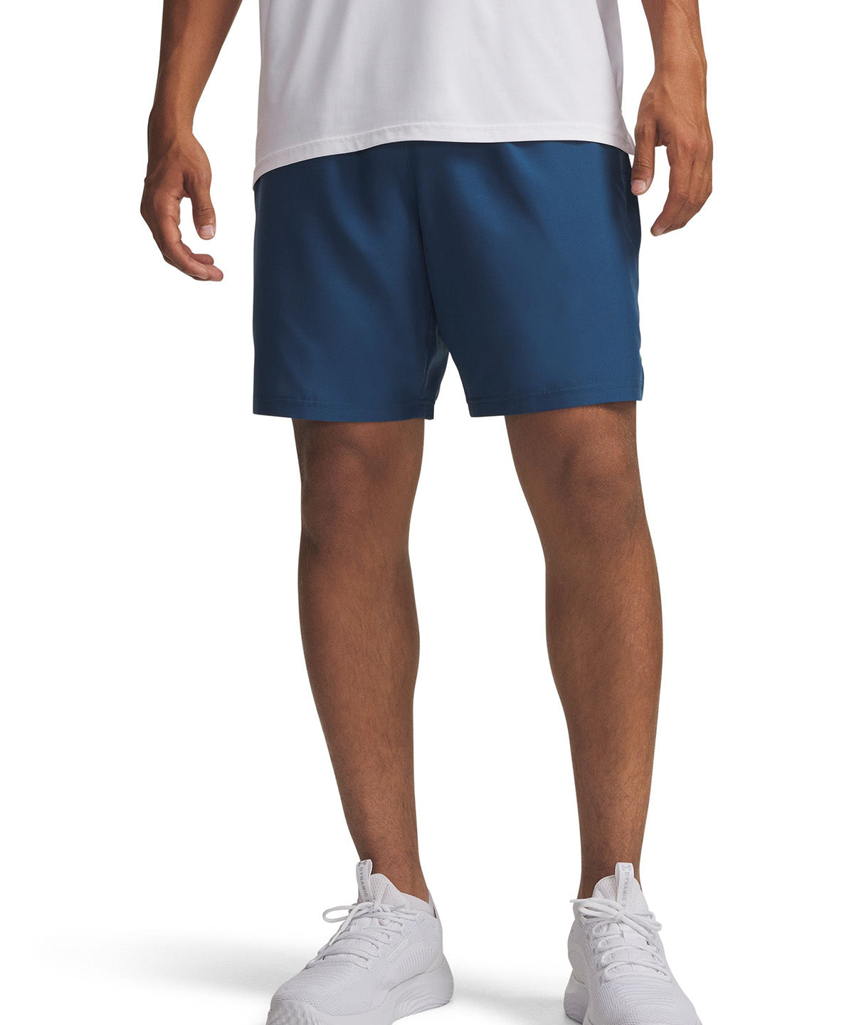 UA Tech Woven Wordmark Short azul para hombre